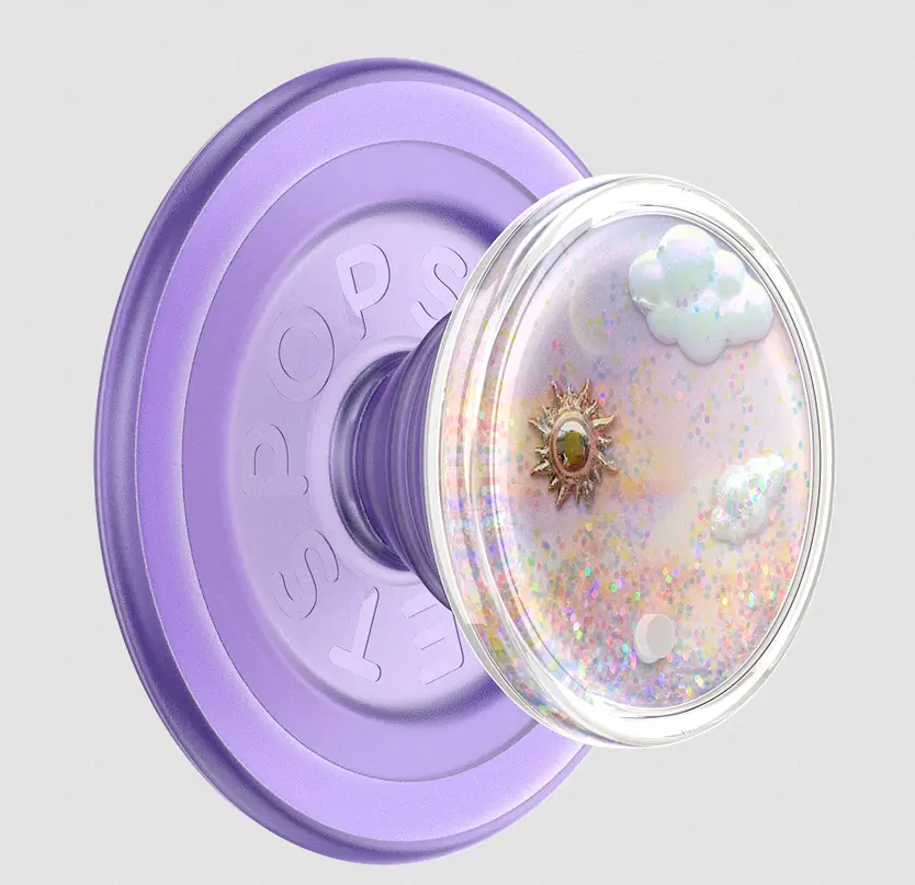 PopSockets MagSafe PopGrip Phone Holder, Tidepool Series Dreamy Whirl Mobile Phone Accessory, MagSafe Grip for Smartphones, Accessories
