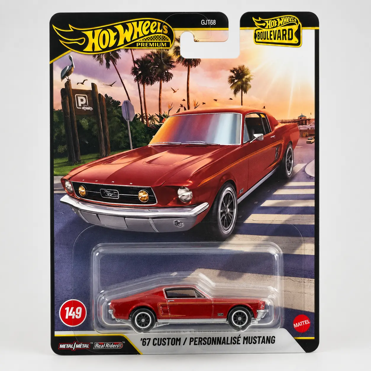 Hot Wheels Premium Boulevard ’67 Custom Mustang 1:64 New Sealed