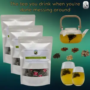 Chicory and Gardenia Herbal Tea Caffeine-Free Digestive and Detox Support | 30 Tea Bags, 150 g