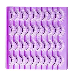 White False Eyelashes Natural Thick White Lashes Costume Party Lashes