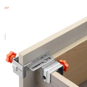 IMBOT Side Mount Drawer Clamp Stainless Steel Construction for Stable Clamping Quick Installation on Various Drawer Panels Durable Toolkit for DIY Home Improvement