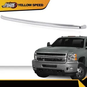Front Hood Molding Trim Fit For 2011-2014 Chevy Silverado 2500HD 3500HD