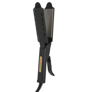 Professional Hair Straightener, Tourmaline Ceramic Negative Ion Flat Iron, for All Hair Types with 4 Levels Adjustable Temperature
