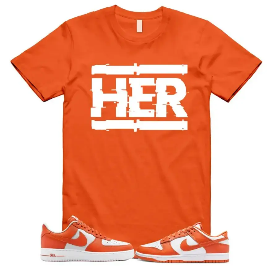 Dunk Cosmic Clay White Orange Low Air Force 1 '07 T Shirt Match HER HIM, Dunk Cosmic Outfit, Trending Shirts, Top Tshirt