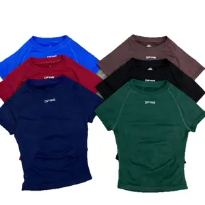 Say goodbye to stuffiness💦 DFYNE Seamless Knit Quick-Drying T-Shirt, making you love sweaty workout clothes