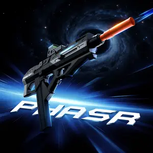 SOFITEN Phasr N, 7.4V Full-Auto High Speed Toy Foam Dart Blaster set with Tactical Vest / 2 style Darts / Scopes / Modular Battery / Extended Magazine(*18) Ideal Toy Gun for nerf guns fans;For boys girls 8+ Gift / outdoorfun/ birthday / valentine gift