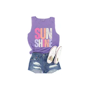 Sunshine Violet Unisex Graphic Tank Top