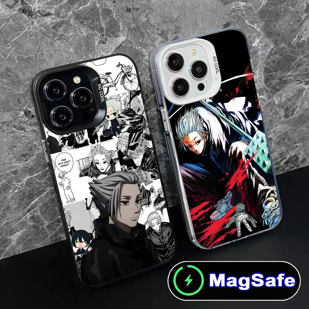 Anime Sakamoto Days Gaku MagSafe Phone Cases For iPhone 17 16 15 14 13 12 11 Promax Pro Air Plus Translucent Black Shockproof Cover Protection Gifts For Christmas Halloween Birthday