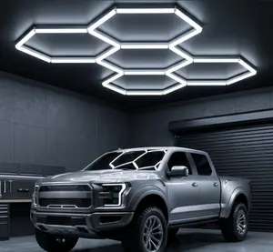25 Pack Bigger Updated Size Hexagon Garage Light LED Adjustable for Warehouse Workshop Gym Basement Car Care Wash Room iluminacion led lamp manufacturer outdoorfun