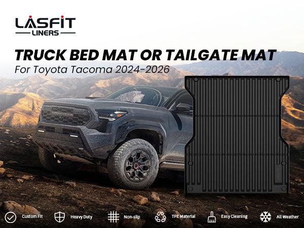 Lasfit fit for 2024-2026 Toyota Tacoma 5FT or 6FT Heavy Duty Truck Bed Mat or Tailgate Mat Lasfit fit for 2024-2026 Toyota Tacoma 5FT or 6FT Heavy Duty Truck Bed Mat or Tailgate Mat