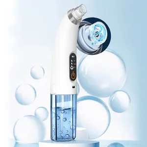 (1 pack) Pore vacuum electric blackhead remover, rechargeable facial cleansing device with LED screen, unisex, cleaning tool.