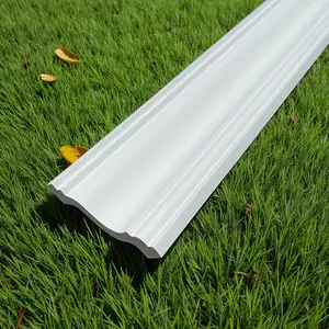 18pcs Matte PU Corner Trim, Decorative Molding for Ceiling & Wall, Imitation Gypsum Style, French Building Material