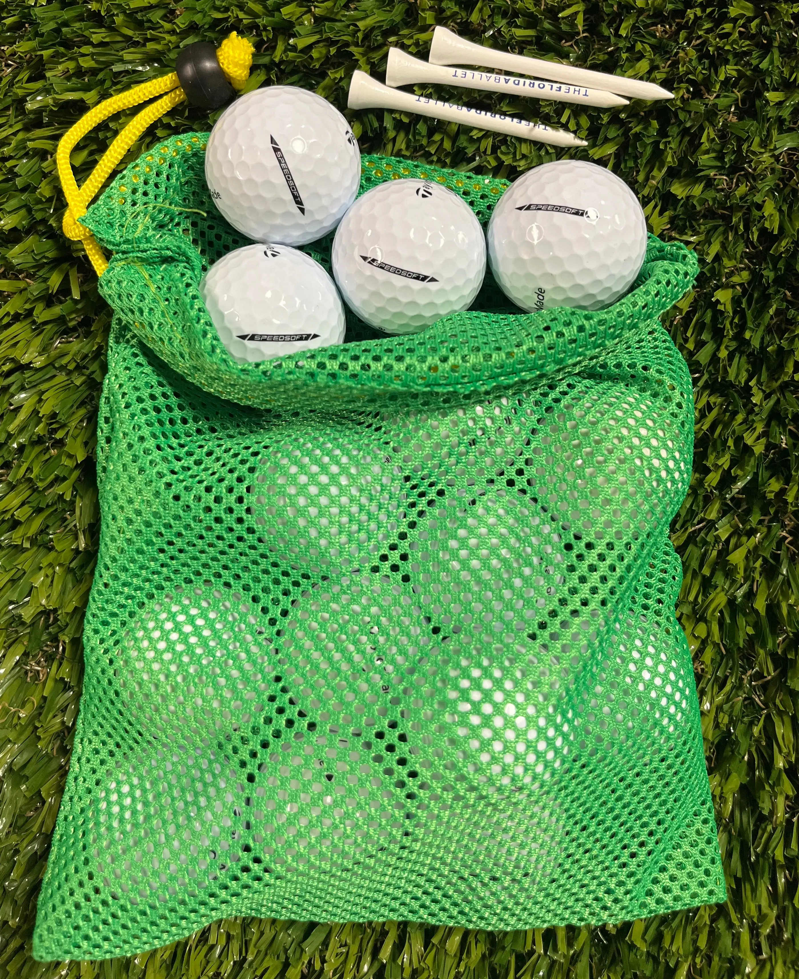 TaylorMade SpeedSoft White -  Dozen in Mesh Bag
