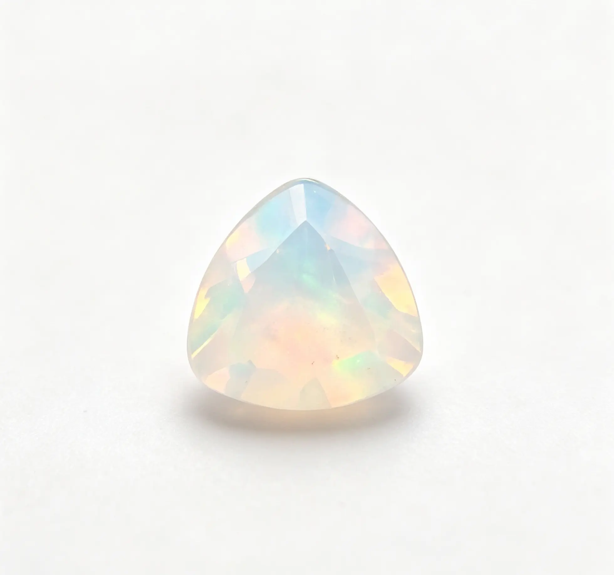 Natural Triangle Cut Opal with Certificate
