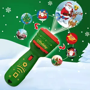 Christmas Flashlight Set, Educational Toy Projector Camera, Indoor Creative Gift, Fun Entertainment Device, Holiday Present