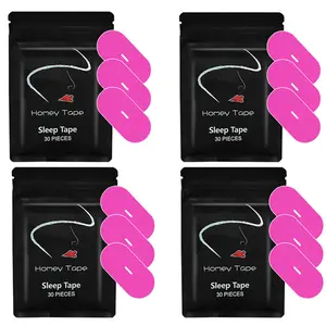 Mouth Tape for Sleep with Hole Gentle Soft Mild Anti-Snoring Sleep Tape 30/60 Pieces Breathable Ultra Hypoallergenic Comfortable Solution mouth  tape  sleep Sleeping Aid Tool