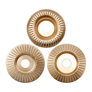 3Pack Wood Carving Disc Grinder Wheel Disc 4" or 4 1/2"  Wood Shaping Wheel Wood Grinding Shaping Disc for Angle Grinders with 5/8” Arbor - Tools & Hardware.