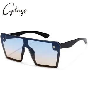 Cydays Square Oversized Sunglasses As Gift 2024, Trendy Frame for Women & Men Accessories, Non-Polarized and Durable for 100% UV Protection CD1003