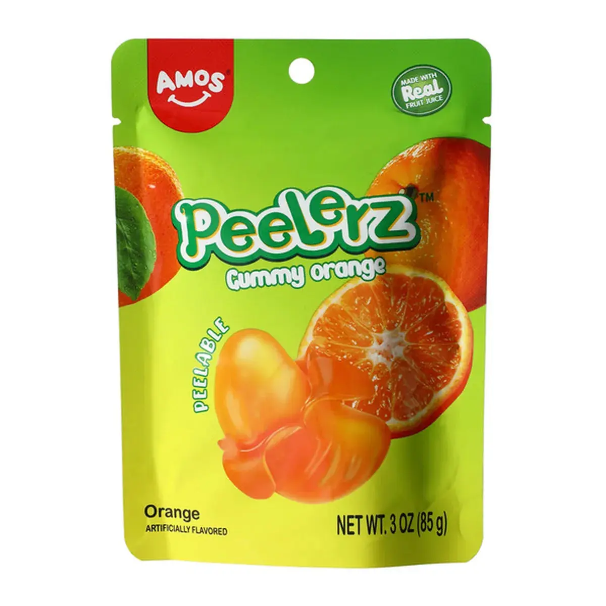 Amos Peelerz - Gummy Orange (3oz) Amos Peelerz - Gummy Orange (3oz)