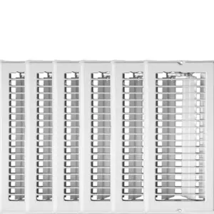 Continental Industries Mobile Home White Floor Registers 4 X 8 (6 Pack)