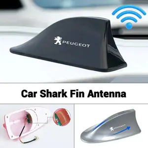 Car Roof Top Mount Shark Shape Fin Antenna Radio Signal Aerial For Peugeot 308 3008 206 307 207 208 407 508 2008 5008 107 106