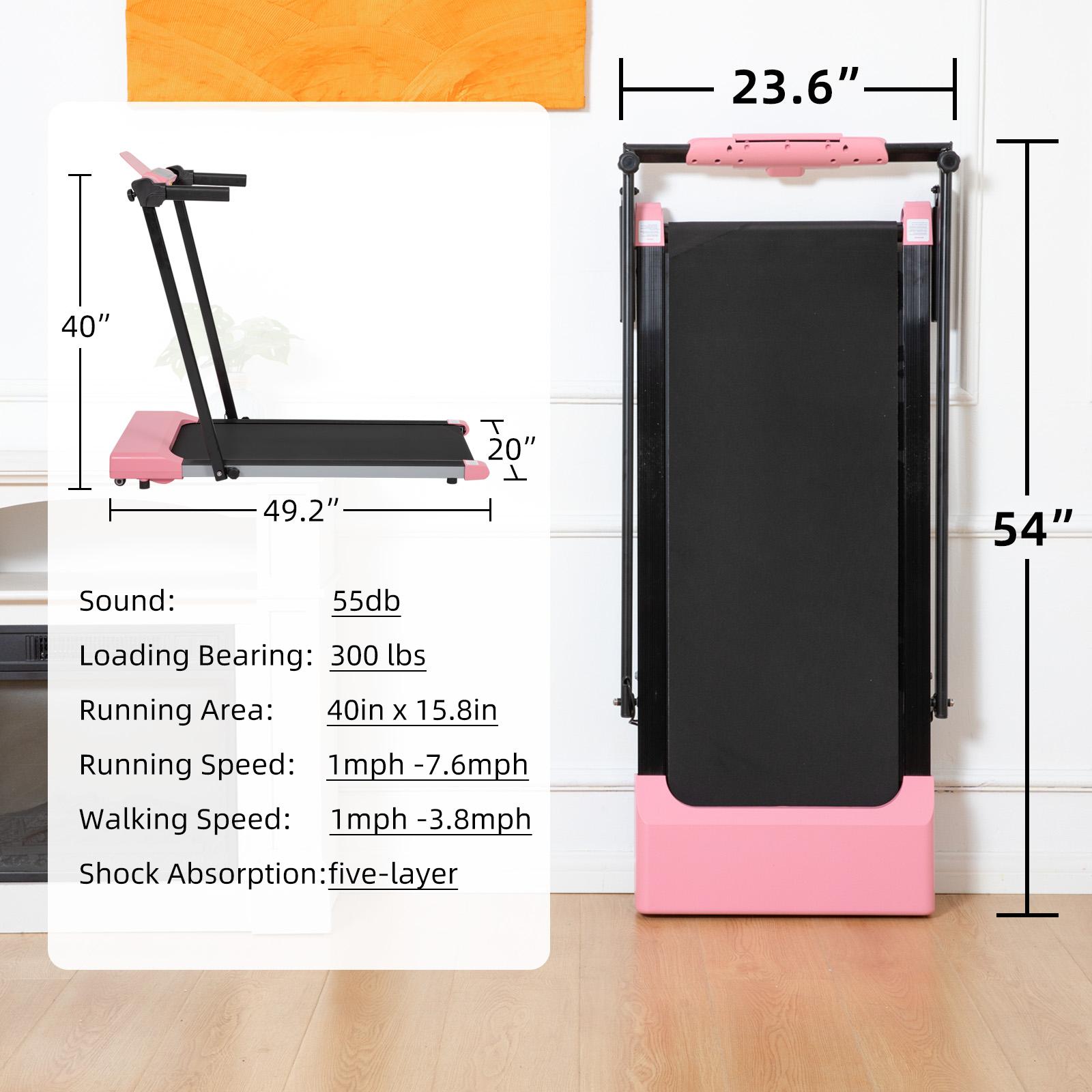 Treadmills for Home, 300 lbs Weight Capacity,Treadmill with LED for Walking & Running ,Run 1–7.6 mph,Walk 1–3.8 mph Treadmills for Home, 300 lbs Weight Capacity,Treadmill with LED for Walking & Running ,Run 1–7.6 mph,Walk 1–3.8 mph