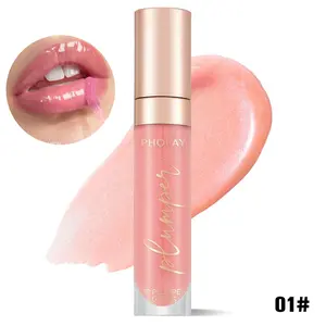 PHOFAY Viral Instant Lip Plumper | 3D Glass Finish Volumizing Gloss | Non-Sticky