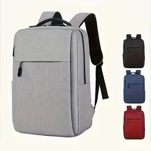 Durable Nylon Travel Backpack with Laptop Compartment, Adjustable Shoulder Straps, Multiple Pockets, Zipper Closure, Casual Style, Organized Daypack