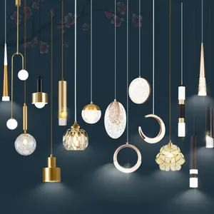 Modern Mini Bedroom Pendant Light - Color Changing, Switch Control, Polished Metal with Acrylic Shade, Easy to Install Flush Mount Ceiling Light - Accessory Kit Included