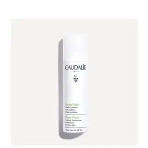 Caudalie Vinoclean Organic Grape Water Face Mist - Ultra-Hydrating Makeup-Friendly Soothing Mist for Sensitive Skin Travel Size 2.7oz
