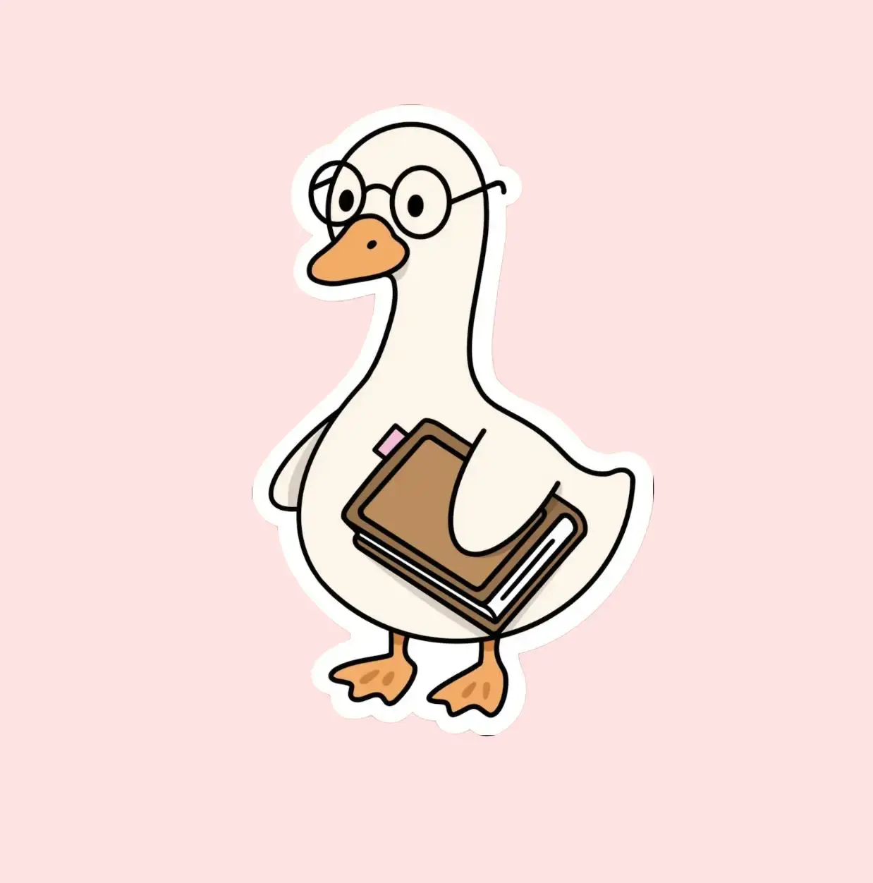 Cute Goose Sticker Set – Waterproof Vinyl Laptop Decals