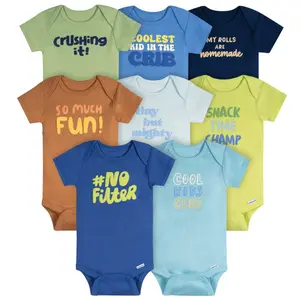 8-Pack Baby Boys Cool Kids Onesies® Bodysuits