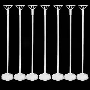 10-50Sets Balloon Stick Stand Balloon Sticks Holder with Base for Table Desktop Centercount Balloon Holder for Birthday Wedding