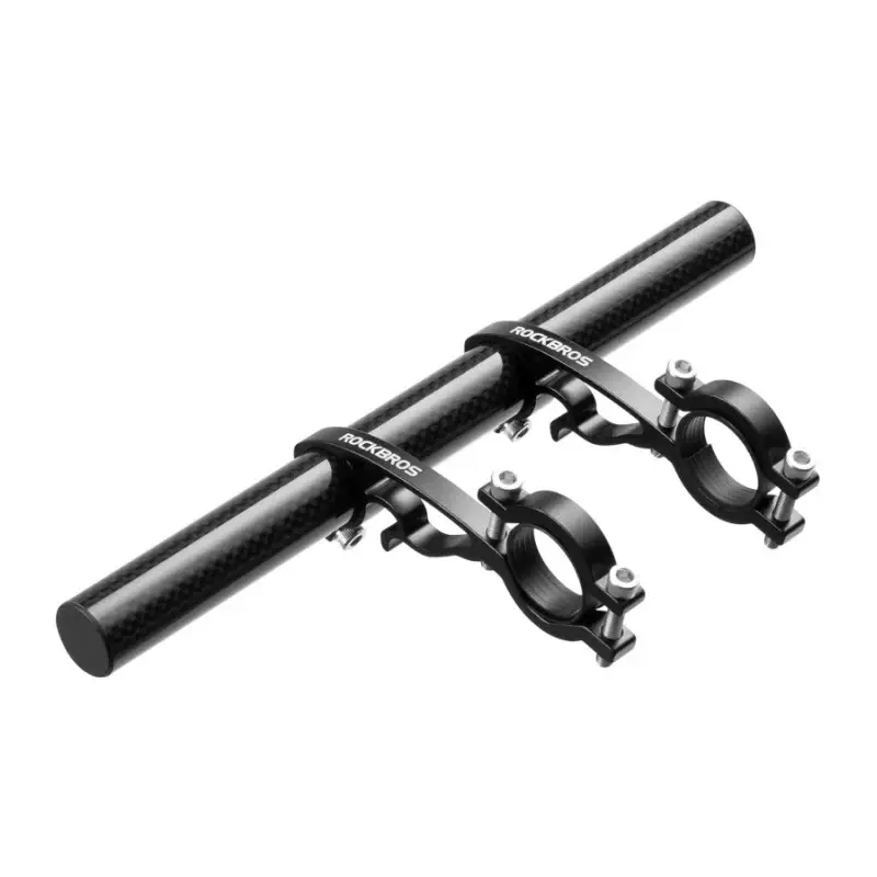 ROCKBROS Bike Handlebar Extender Double Bike Handlebar Bracket Bicycle Handlebar Extension Lightweight Durable for Holding Bicycle Speedometer, GPS, Phone Mount Holder,1Pcs