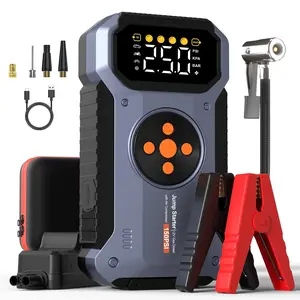16800mAh Portable Jump Starter with Air Compressor, 7000A 12V Car Battery Jump Box (All Gas/10.0L Diesel), 150PSI Tire Inflator, Power Bank with LED Light, battery jump pack