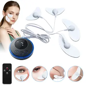 EMS Face Anti-Wrinkle Massager, Low-Frequency Pulse Facial Lifting Device, Beauty Instrument with Remote Control for Skin Tightening