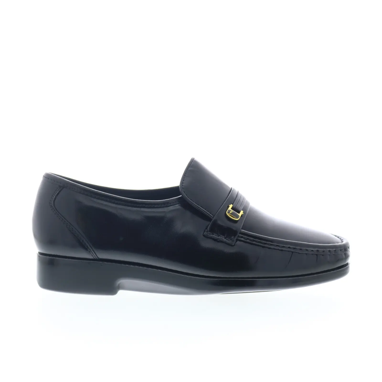 Florsheim Riva 17088-01 Mens Black Extra Wide 3E Loafers Casual Shoes