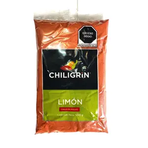 Chiligrin Chile en Polvo para Elote y Fruta - 500 grams - MADE IN MEXICO - Authentic Mexican Spice for Corn and Fruit Dishes