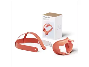 Meta Quest 3 Facial Interface & Head Strap (Blood Orange)