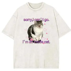 I'm an Inside Cat Y2k Funny Tee for Men and Women - Unhinged Graphic Tees, Funny Tshirt Exchange