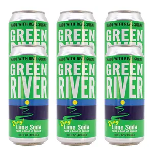 Green River Soda - 12 Pack Lemon Lime Beverage