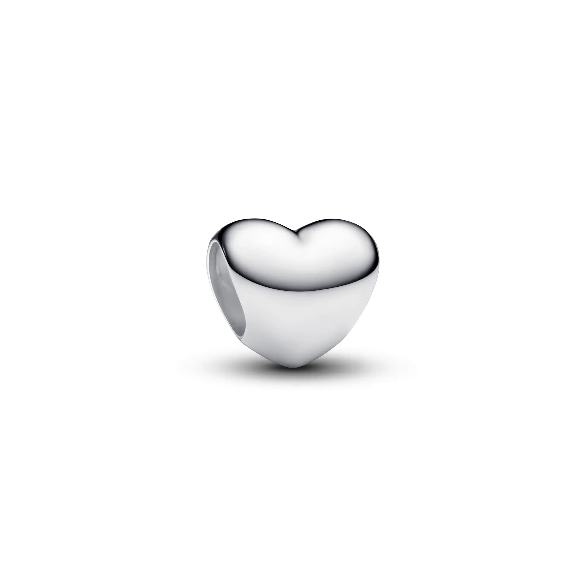 Pandora Heart Mini Charm 793998C00, 925 Silver Polished Charms & Pendants, Daily Wear Full of Meaning Fashion Accessory