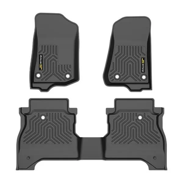 MOTOR GPLUS TPE Custom Protection Truck Floor Mats, All-Weather Truck Accessories Fit for 2020-2025 Jeep Gladiator, Automotive Car Interior Accessory, Mat Floor Mats