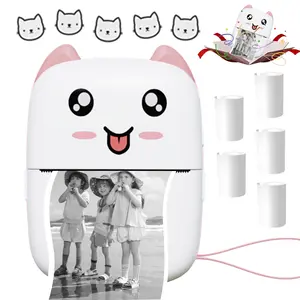 Portable Wireless Mini Thermal Phone Printer, Ink-Free Printing for Photos & Stickers, Perfect for Gifts, Parties, Events