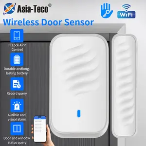 TTLock Smart Wifi Remote control Window Door Sensor Smart Home Door Open/Closed Detectors Home Anti-theft Door Contact Sensor