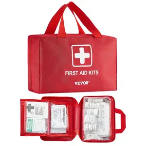 Summervibes VEVOR First Aid Kit, 420 Pieces, 600D Nylon Large Survival First Aid Bag, Emergency Medical Supplies, for Home, Car, Office, Travel, Camping, Truck, Hiking, Sports, Vehicle and Outdoor EmergenciesVEVOR Super Brand Day