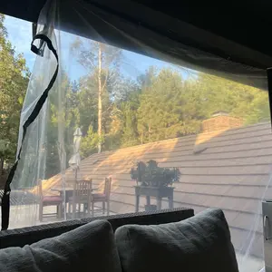 Transparent Waterproof Rain Cloth with Sealing Ring, 1 Count Outdoor Garden Cover, Suitable for Yard Chicken House Patio Canopy Camping