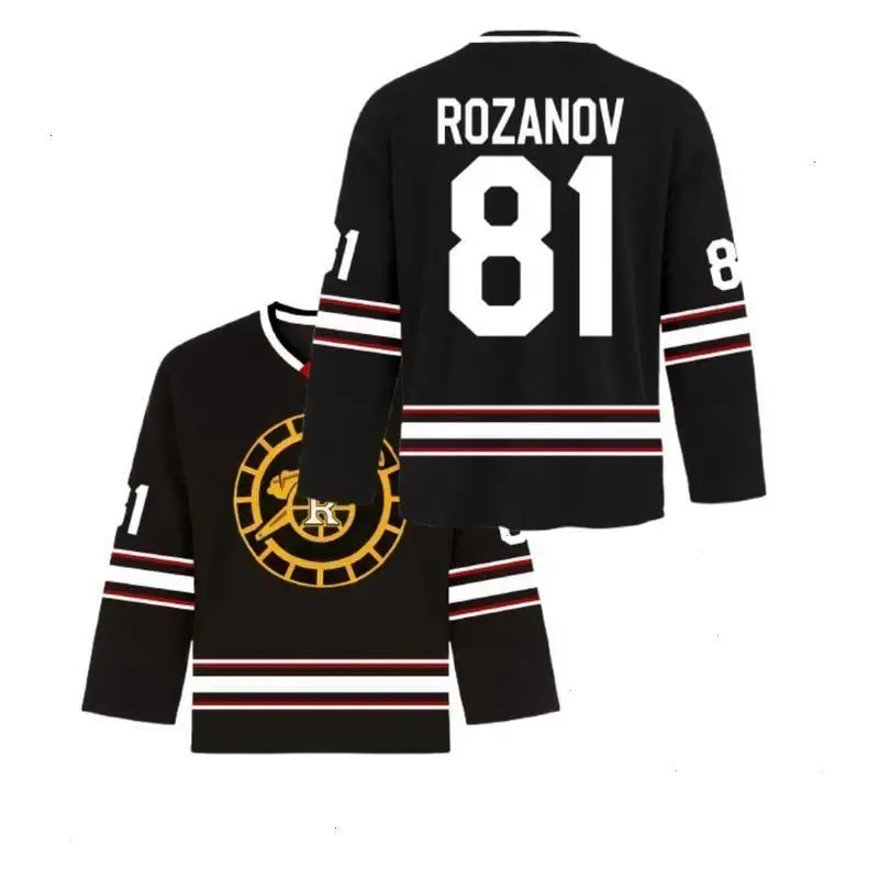 {Today Deal} Rozanov & Hollander Heated Rivalry Hockey Jersey Shirt Unisex Lace Neck Streetwear Bold Fan Style All-Over Print Autumn Season