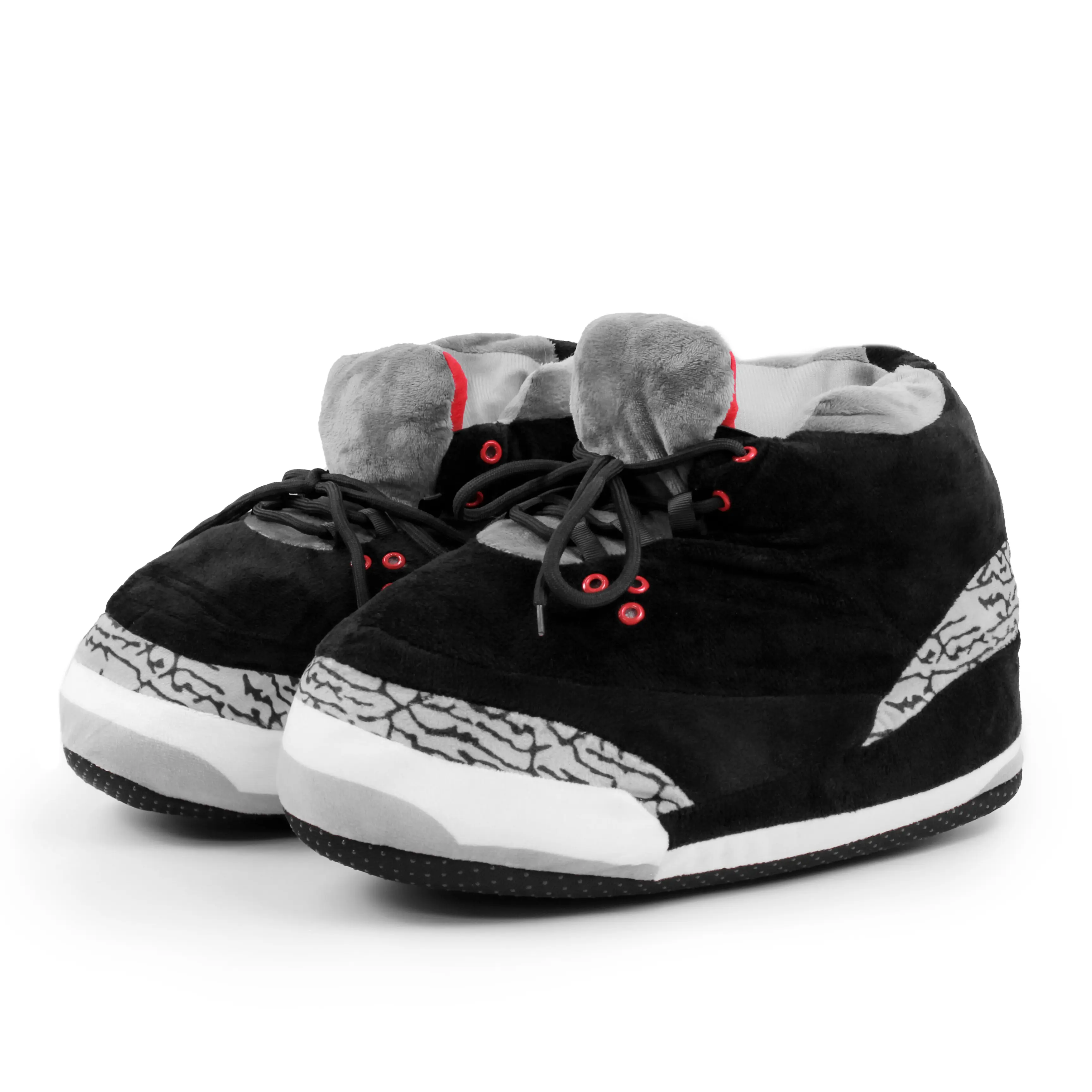 Yours 2 Keep Black Marble Sneaker Slippers for Men and Women, One Size Fits Most flexible party