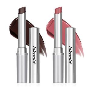 2 in 1 lipstick & lip liner, 2 counts/set long lasting moisturizing lipstick, natural hydrating brightening lipstick, portable lip makeup product for women, cosmetic